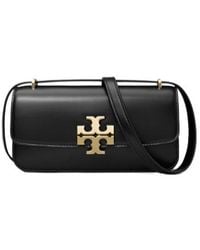 Tory Burch - Convertible Eleanor Foldover Top Small Shoulder Bag - Lyst