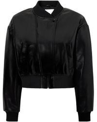 Citizens of Humanity - Cropped Leather Jacket - Lyst