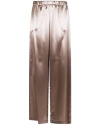 Fabiana Filippi - Satin Straight-Leg Pants - Lyst