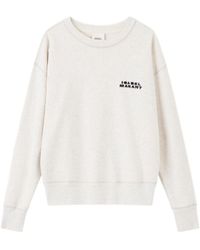 Isabel Marant - Logo Embroidered Crewneck Sweatshirt - Lyst