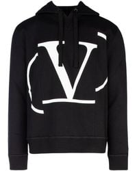 Valentino - Vlogo Print Hoodie - Lyst