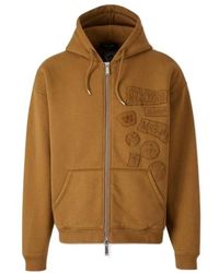 DSquared² - Logo-Patch Zip-Up Hoodie - Lyst
