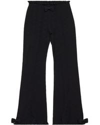 Balenciaga - Flared Capri Pants - Lyst