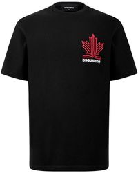 DSquared² - Crew Neck Short-Sleeve Tee - Lyst