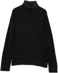 Baserange - Turtleneck Ribbed Sweater - Lyst