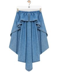 Loewe - Irregular Skirt - Lyst