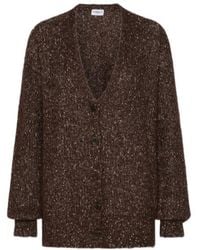 Marella - Mohair And Alpaca Cardigan - Lyst