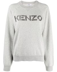 KENZO - Logo-Print Sweatshirt - Lyst