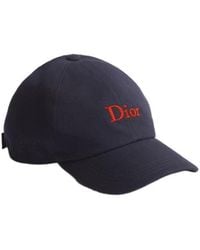 Dior Homme Logo Embroidered Baseball Cap in Green for Men | Lyst