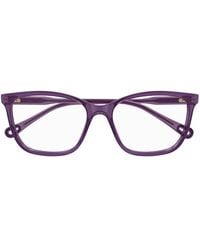 Chloé - Chloé Eyewear Square Frame Glasses - Lyst