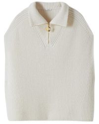 JOSEPH - Half Zip Knitted Sweater - Lyst
