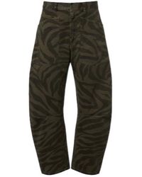 Nili Lotan - Camouflage Zebra Print Jeans - Lyst