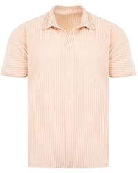 Homme Plissé Issey Miyake - Homme Plissé Issey Miyake Color Pleats Short-Sleeved Shirt - Lyst