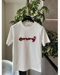 Burberry - Heart Logo Cotton T-Shirt - Lyst