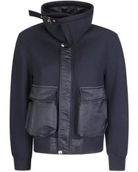 Sacai - Buckled High-Neck Oversized Jacket - Lyst