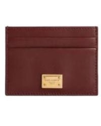 Dolce & Gabbana - Logo Plaque Card Holder - Lyst