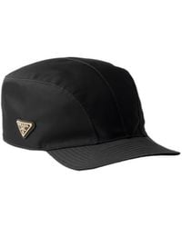 Prada - Re-Nylon Triangle-Logo Baseball Cap - Lyst