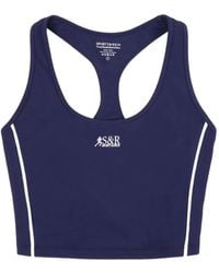 Sporty & Rich - Sr Runner Sports Crop Tank Top - Lyst