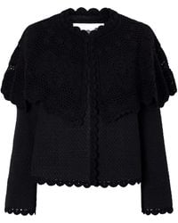 Sea - Wool Solid-Color Coat - Lyst