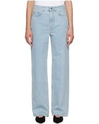 Loulou de Saison - Mico Low-Rise Wide-Leg Jeans - Lyst