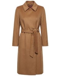 Max Mara - Studio Bcollag Belted Long Coat - Lyst