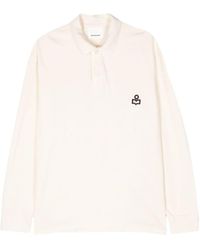 Isabel Marant - Anafikolo Logo-Embroidered Polo Shirt - Lyst