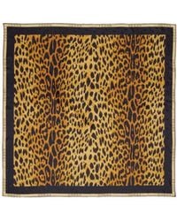 Gucci - Animalier Print Square Scarf - Lyst