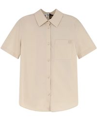 Loewe - Short-Sleeved Buttoned Shirt - Lyst