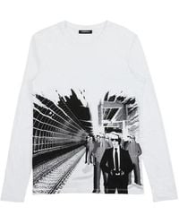 KARL LAGERFELD - Printed T-Shirt - Lyst
