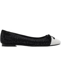 Tory Burch - Bow-Detailed Embellished Flats - Lyst