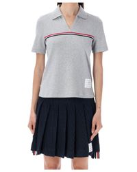 Thom Browne - Rwm-Stripe Short-Sleeve Polo - Lyst
