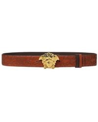Versace - La Medusa Reversible Belt - Lyst