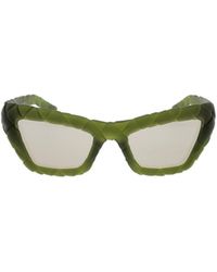 Bottega Veneta - Eyewear Cat-Eye Frame Sunglasses - Lyst