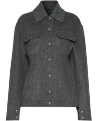 Sportmax - Spxcalcio Shirt Collar Jacket - Lyst