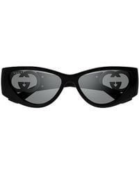 Gucci - Eyewear Cat-Eye Frame Sunglasses - Lyst