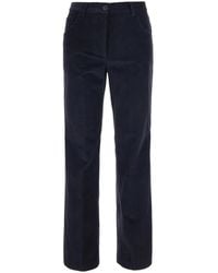 Semicouture - Semi Couture Corduroy Straight-Leg Pants - Lyst