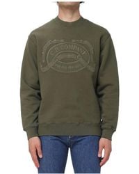 C.P. Company - Logo-Embroidered Crew-Neck Sweatshirt - Lyst