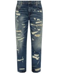 Marc Jacobs - The Rip And Repair Straight-Leg Jeans - Lyst