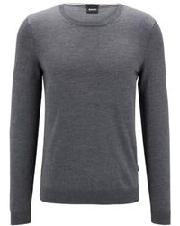 BOSS - Boss Crewneck Knitted Jumper - Lyst