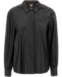 BOSS - Boss Long Sleeved Concealed Button Shirt - Lyst