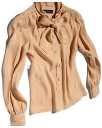 Gucci - Interlocking G Chain Silk Jacquard Shirt - Lyst