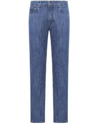 Etro - Straight-Leg Slim-Cut Jeans - Lyst
