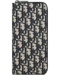 Dior - Vertical Long Zipped Wallet - Lyst