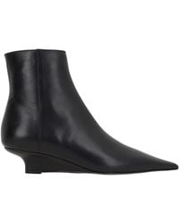 TOTEME - Totême Sharp Pointed-Toe Ankle Boots - Lyst