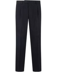 ZEGNA - Pleated Straight-Leg Pants - Lyst