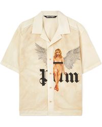 Palm Angels - Pin Up Bowling Shirt - Lyst