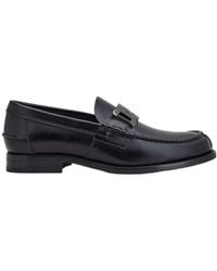 Tod's - Ring Buckle Face Loafer Shoes - Lyst