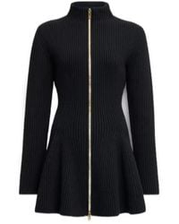 Alaïa - Peplum Cardigan - Lyst