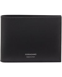 Ferragamo - Ferragamo Logo Printed Bi-Fold Wallet - Lyst