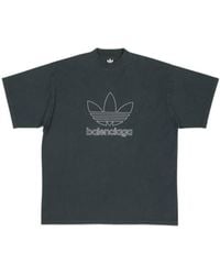 Balenciaga - T-Shirt Adidas Oversize - Lyst